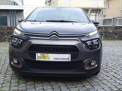 Cinza Usado 2022 Citroën C3 PureTech Citadino | € 13.480 (Preço justo)