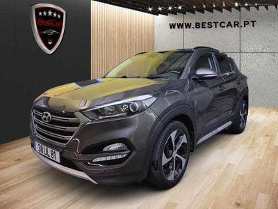 Usado Hyundai Tucson 141 HP (103 kW) 2018 Cinzento SUV