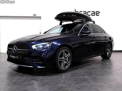 Usado Mercedes E300 AMG line 320 HP (235 kW) 2021 Azul Sedan
