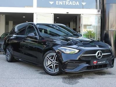 Preto Usado 2022 Mercedes C220 AMG line Carrinha | € 44.900 (Caro)