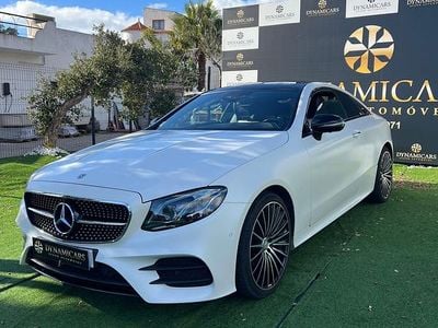 Branco Usado 2018 Mercedes E220 AMG line Coupé | € 37.990 (Preço justo)