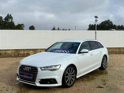 Branco pérola Usado 2018 Audi A6 S-Line Carrinha | € 26.000 (Preço justo)