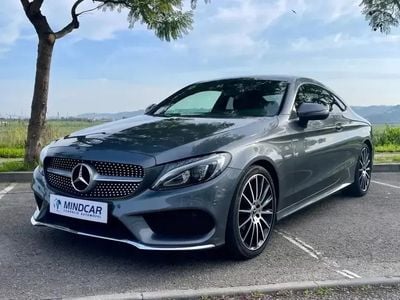 Cinzento Usado 2017 Mercedes C220 Coupé | € 32.500 (Preço elevado)