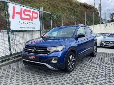 Usado VW T-Cross 95 HP (69 kW) 2022 Azul SUV