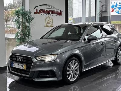 Usado Audi A3 Sportback S-Line 116 HP (85 kW) 2017 Cinza Citadino