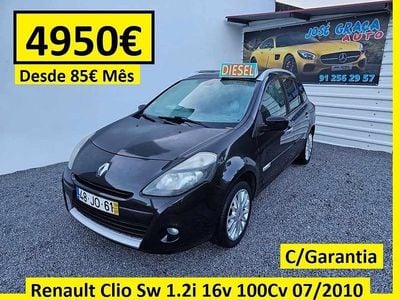 Preto Usado 2010 Renault Clio II Carrinha | € 4.950 (Preço elevado)
