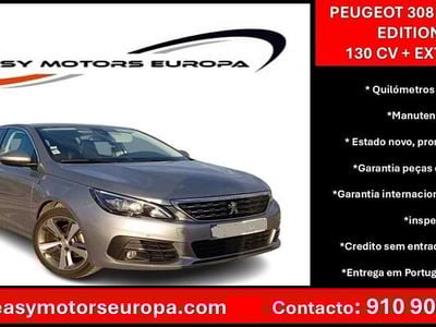 Usado Peugeot 308 130 HP (95 kW) 2018 Cinzento