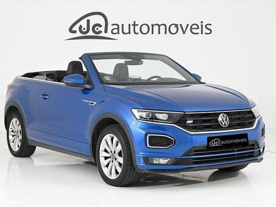 Usado VW T-Roc Cabriolet R-line 150 HP (110 kW) 2022 Azul Cabrios