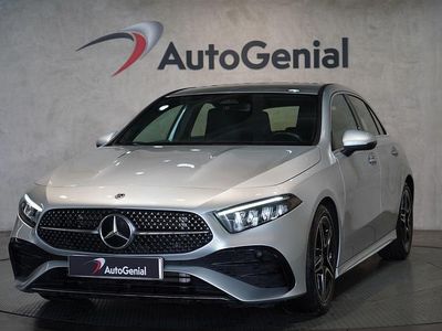 Cinza Usado 2023 Mercedes A200 AMG line Sedan | € 34.990 (Preço elevado)