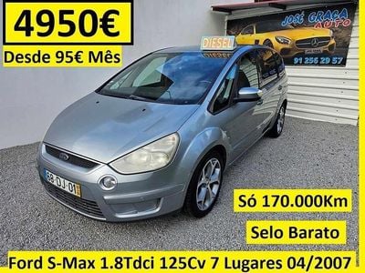 Usado Ford S-MAX S 125 HP (91 kW) 2007 Cinzento Monovolume
