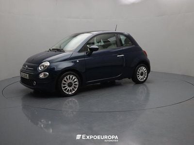 Azul Usado 2020 Fiat 500 Lounge Citadino | € 11.890 (Preço justo)