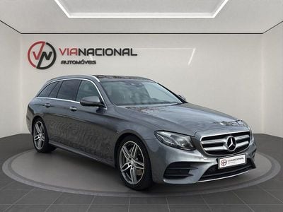 Cinza Usado 2016 Mercedes E220 AMG line Carrinha | € 24.500
