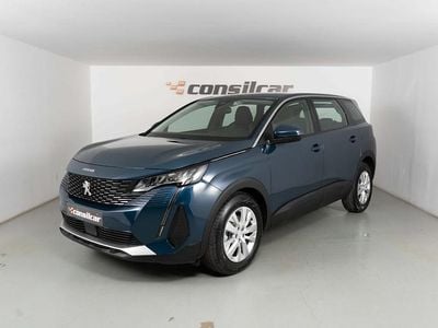 Azul Usado 2021 Peugeot 5008 Active Monovolume | € 20.980 (Preço justo)