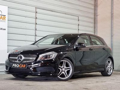 Preto Usado 2015 Mercedes A180 AMG line | € 15.950 (Preço justo)