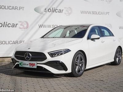 Branco Usado 2023 Mercedes A180 AMG line Citadino | € 35.500 (Preço elevado)