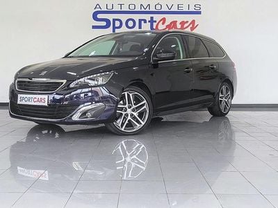 Azul Usado 2015 Peugeot 308 Allure Carrinha | € 13.950 (Preço justo)