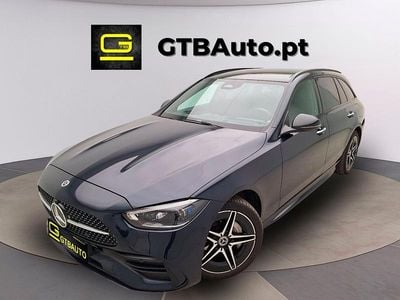 Azul Usado 2022 Mercedes C300 AMG line Carrinha | € 39.900 (Bom preço)