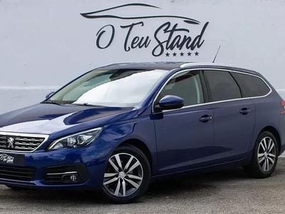 Usado Peugeot 308 SW Allure 130 HP (95 kW) 2020 Azul escuro Carrinha