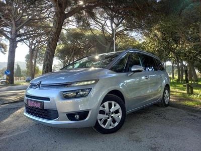 Usado Citroën Grand C4 Picasso 115 HP (84 kW) 2016 Cinzento Monovolume