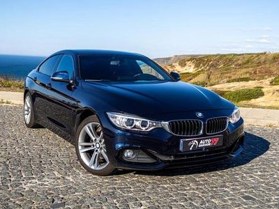 Usado BMW 418 Sport Line 150 HP (110 kW) 2016 Azul Coupé
