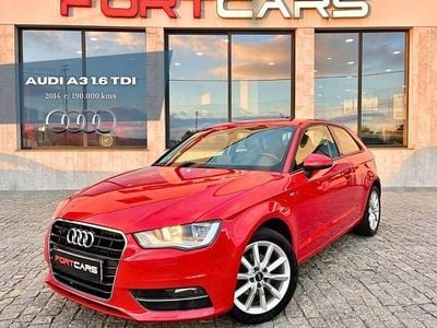 Vermelho Usado 2014 Audi A3 Attraction Citadino | € 13.750 (Preço justo)