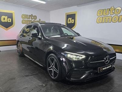 Preto Usado 2022 Mercedes C300 Advanced Carrinha | € 37.850 (Bom preço)