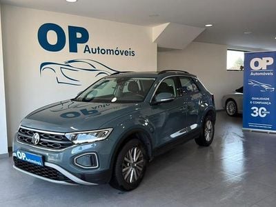 Cinza Usado 2022 VW T-Roc Life SUV | € 18.950 (Bom preço)