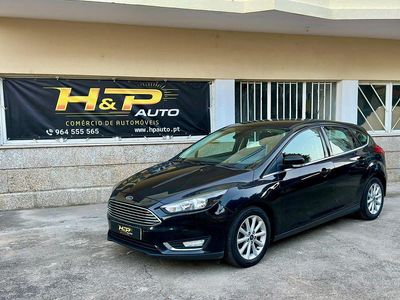 Preto Usado 2015 Ford Focus Titanium Sedan | € 9.850 (Preço elevado)