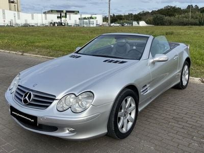 Usado Mercedes SL350 245 HP (180 kW) 2005 Cinza prata Cabrios