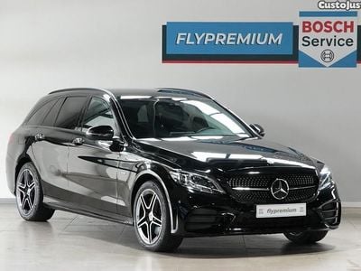 Preto Usado 2020 Mercedes C300e AMG line Carrinha | € 34.990 (Caro)
