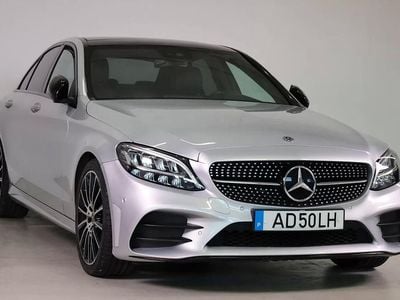Usado Mercedes C200 AMG line 160 HP (117 kW) 2019 Cinza Citadino