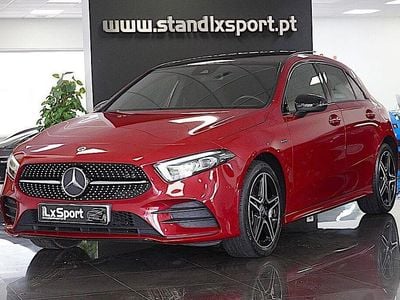 Vermelho Usado 2021 Mercedes A250 AMG line | € 29.990 (Preço justo)