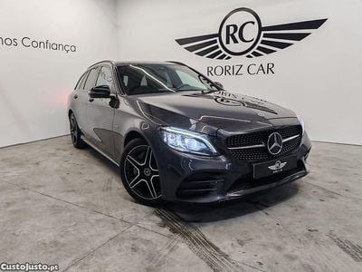 Preto Usado 2020 Mercedes C300e AMG line Carrinha | € 26.900