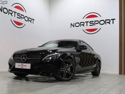 Preto Usado 2017 Mercedes C220 AMG line Coupé | € 34.900