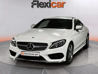 Branco Usado 2016 Mercedes C220 AMG line Coupé | € 29.990