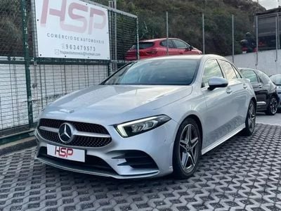 Usado Mercedes A180 AMG line 116 HP (85 kW) 2018 Cinzento