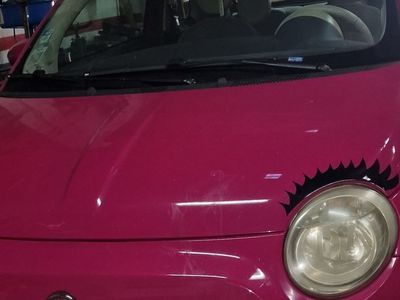 usado Fiat 500 rosa fuschia barbie