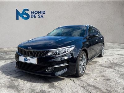 Usado Kia Optima 141 HP (103 kW) 2017 Preto Carrinha