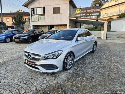 Cinza Usado 2018 Mercedes CLA180 AMG line Sedan | € 22.000 (Preço justo)