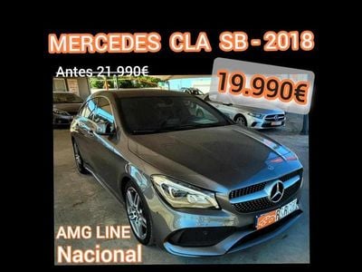 Usado Mercedes CLA180 Shooting Brake 109 HP (80 kW) 2018 Cinzento Carrinha
