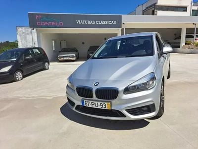 Usado BMW 218 Active Tourer Sport Line 150 HP (110 kW) 2015 Cinza prata Monovolume