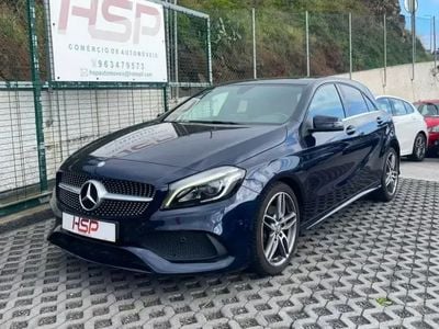 Usado Mercedes A180 AMG line 109 HP (80 kW) 2016 Azul