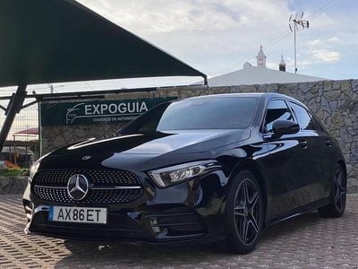 Usado Mercedes A180 AMG line 116 HP (85 kW) 2023 Preto Sedan