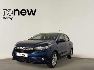 Azul Usado 2024 Dacia Sandero Citadino | € 17.490 (Preço justo)