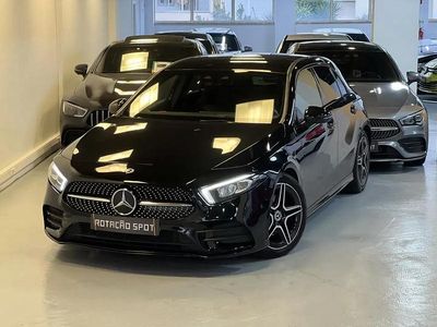Usado Mercedes A180 AMG line 116 HP (85 kW) 2018 Preto