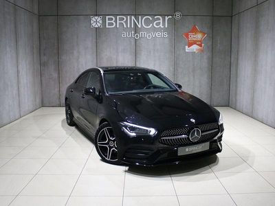 Preto Usado 2020 Mercedes CLA180 AMG line Sedan | € 27.890 (Preço justo)