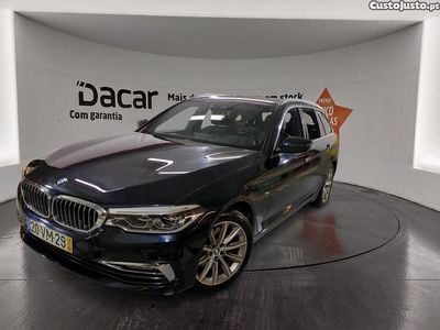 Azul Usado 2018 BMW 520 Luxury Line Carrinha | € 27.499 (Preço justo)
