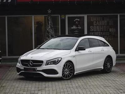 Branco Usado 2018 Mercedes CLA200 Shooting Brake AMG line Carrinha | € 22.900 (Preço justo)