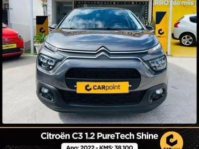 Branco Usado 2022 Citroën C3 PureTech Citadino | € 17.900 (Preço elevado)