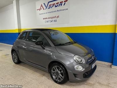 Cinza Usado 2021 Fiat 500C Sport Cabrios | € 11.490 (Preço justo)